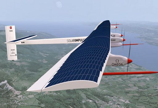 طائرة شمسية تقوم برحلة جوية من مدريد إلى الرباط  