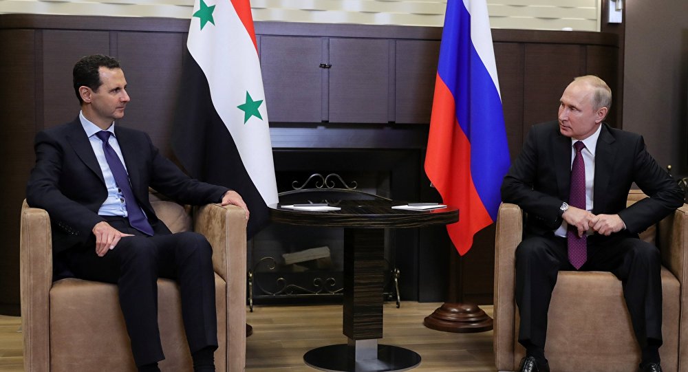 الرئيس بوتين وبشار الأسد