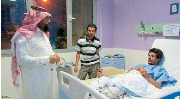 مصابو المقاومة الشعبية يتلقون العلاج في مستشفى ضمد بالسعودية