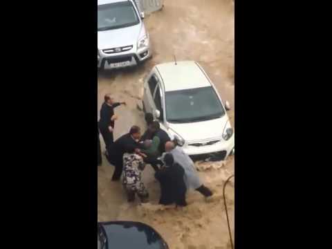 فيديو.. فيضانات الأردن: تحتاج إلى سفينة نوح كي تنجو
