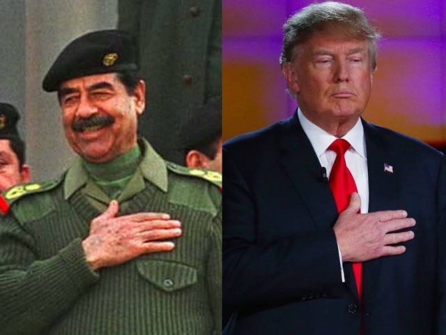 «شاهد» صور مُذهلة تبيّن التشابه بين قصور الرئيس العراقيّ الراحل صدّام حسين ودونالد ترامب