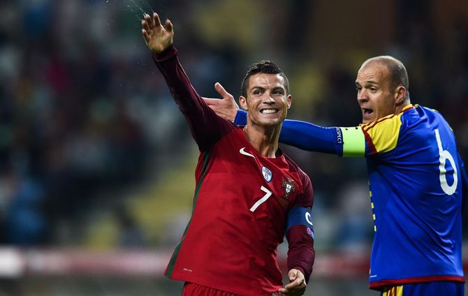 تصفيات كأس العالم  2018: البرتغال تسحق أندورا وسويسرا تسقط المجر
