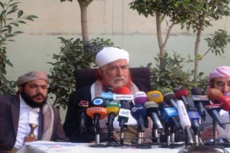 هيئة علماء اليمن تدين تهجير أهالي دماج واغتيال شرف الدين وقصف الضالع وتطالب الدولة ببسط الأمن