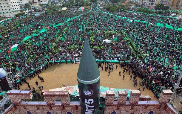 مهرجان حماس الجماهيري بمناسبة الذكرى ال25 لانطلاقها في غزة