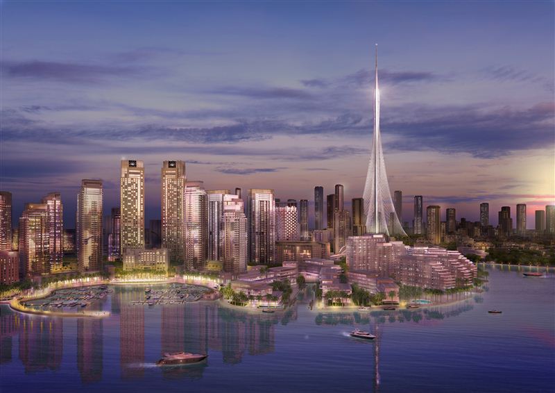 شركة «إعمار» الأماراتية تكشف عن تحفتها الهندسية والمعمارية الجديدة في خور دبي