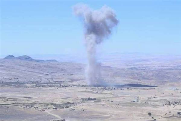 مقاتلات التحالف تستهدف تجمعات لميليشيات الحوثي في نهم شرق صنعاء