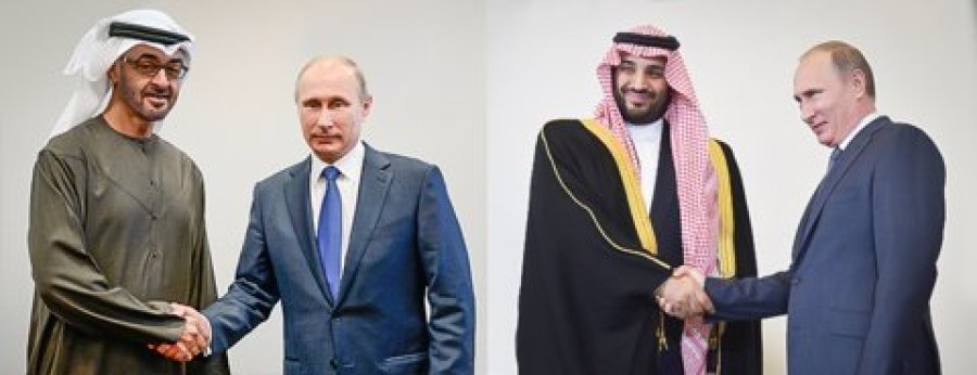 بن سلمان وبن زايد يلتيقان الرئيس الروسي حول سوريا