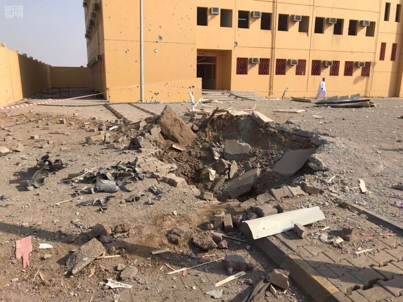 قيادة التحالف العربي تفضح الحوثيين وتكشف حقيقة الصاروخ الذي سقط في محافظة صامطة بجازان (صور)