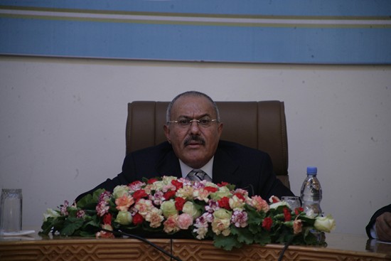 رئيس المؤتمر الشعبي العام علي عبدالله صالح
