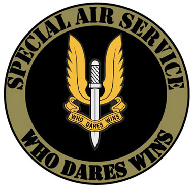 شعار (من يتحدى يكسب) الخاص بالقوات الجوية البريطانية الخاصة