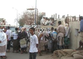 مسلحون في محافظة لحج - ارشيف
