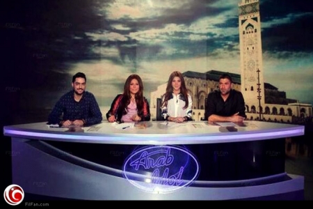 لجنة تحكيم Arab Idol في أول يوم تصوير