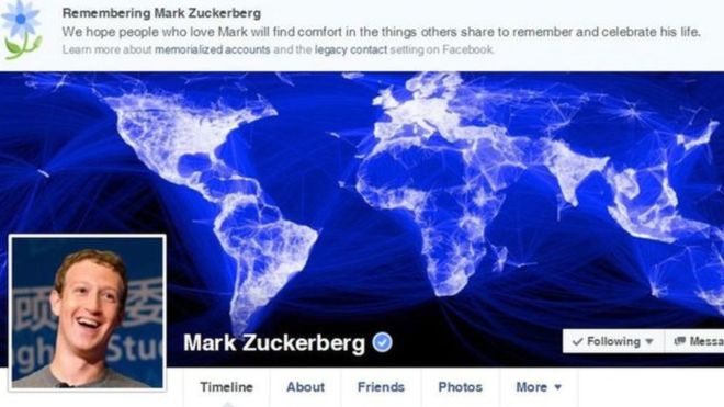 إعلان وفاة مؤسس ومدير موقع فيسبوك مارك زوكربيرغ!