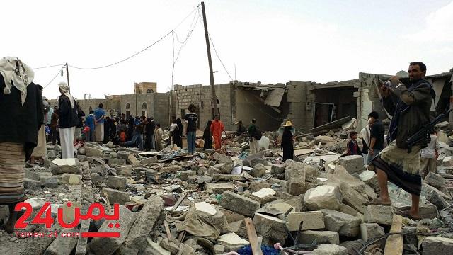 شاهد بالصور .. حجم الدمار في حي العمال بسعوان في صنعاء بعد قصفة من قبل قوات التحالف