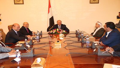 الرئيس هادي : اليمن على مشارف عهد جديد والانتحابات الرئاسية باتت قريبة
