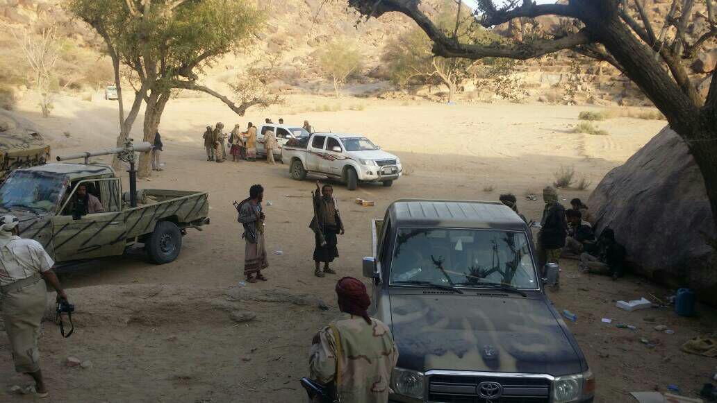 قوات الجيش والمقاومة تسيطر على مديرية ناطع بالكامل في البيضاء إثر معارك قُتل فيها 8 حوثيين