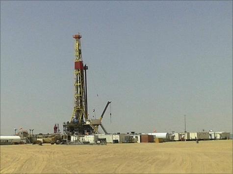 إحدى الآبار النفطية التي يجري الاستكشاف فيها بمحافظة الجوف (الجز