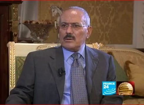 صالح في مقابلة مع قناة 24فرانس، سأرحل عن السلطة في غضون 90 يوماً