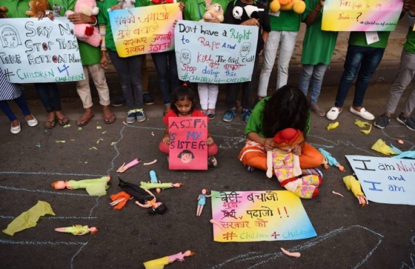 الآلاف يتظاهرون في الهند احتجاجا على اغتصاب ومقتل طفلة مسلمة