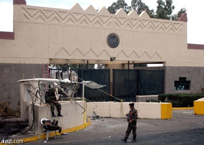 اشتباكات مسلحة قرب السفارة الأمريكية بسعوان في العاصمة صنعاء