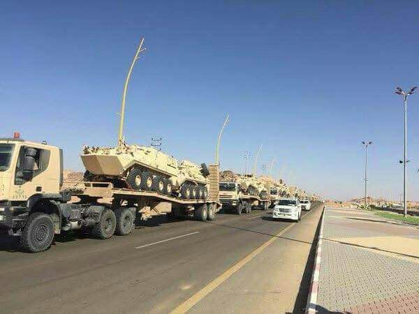 تعزيزات عسكرية للقوات السعودية المشتركة في الحدود الجنوبية للممل