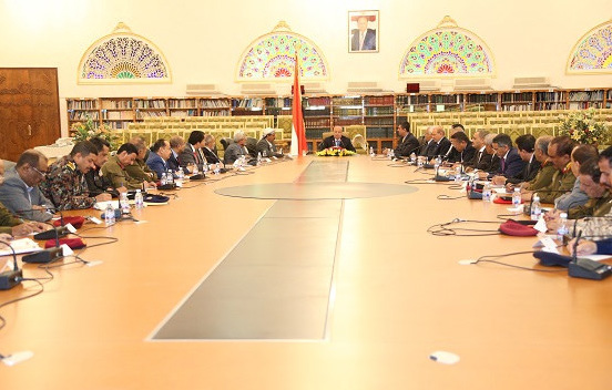 صورة من اجتماع سابق للرئيس عبدربه منصور هادي بمجلس الدفاع الوطني
