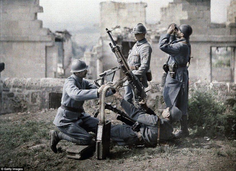 لأول مرة.. شاهد بالصور أحداث الحرب العالمية الأولى بالألوان