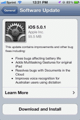 iOS 5.0.1 لم يحل مشكلة ضعف البطارية في الايفون 4 اس