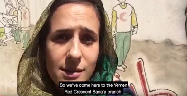 موظفة بريطانية تروي مشاهد زيارتها واقامتها في صنعاء لخمسة أيام وتطوعها في الهلال الأحمر