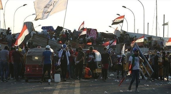 العراق: ثالث جسر في بغداد تحت سيطرة المحتجين