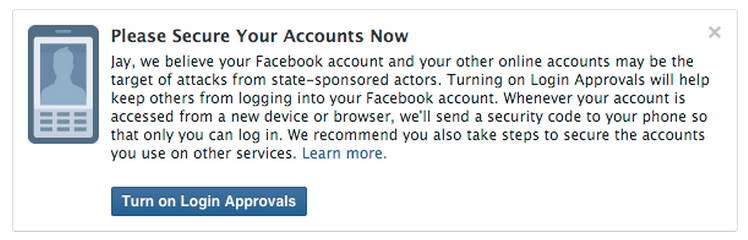 فيسبوك ستشعرك ما إذا تم اختراق حسابك