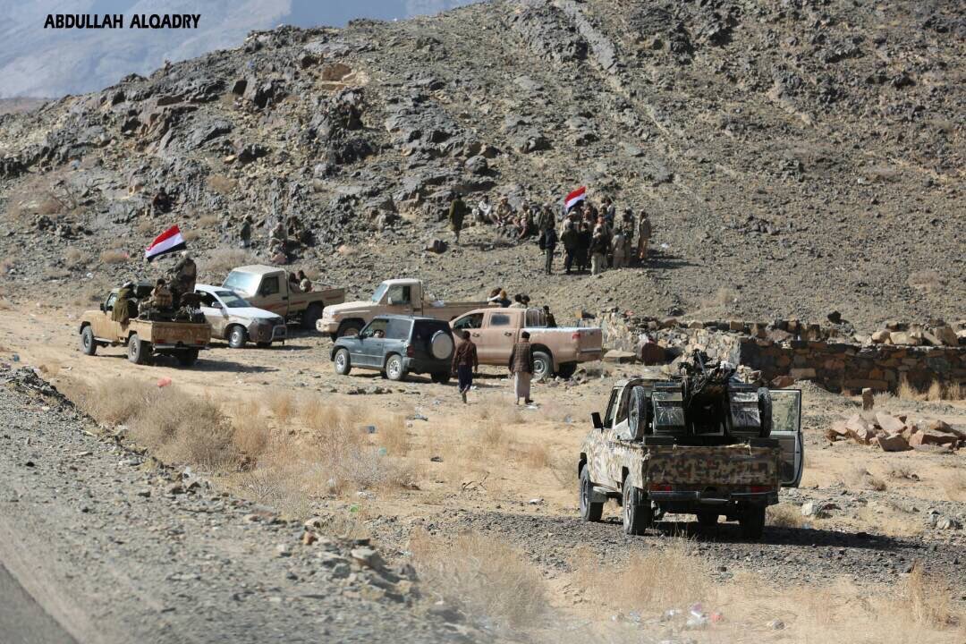 طيران التحالف يصطاد تعزيزات الحوثيين في البيضاء قبل توجهها لإنقاذ ميليشياتهم المنهزمة بشبوة
