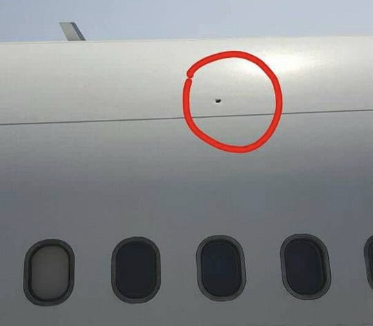 إصابة طائرة تابعة للخطوط الجوية «اليمنية» برصاصة مجهولة في مطار عدن (صور)