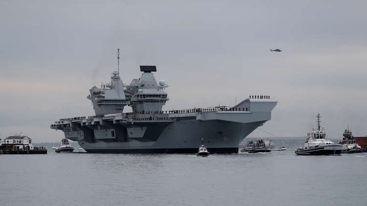 أكبر سفينة في البحرية البريطانية تتعطل بعد أيام من دخولها الخدمة