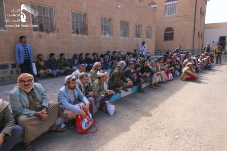 الحوثيون يطلقون سراح 206 من أنصار «علي صالح» على ذمة احداث ديسمبر بصنعاء