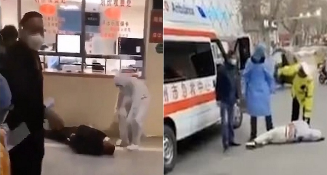 فيديوهات مروعة لضحايا كورونا.. الصينيون يتساقطون في الشوارع!