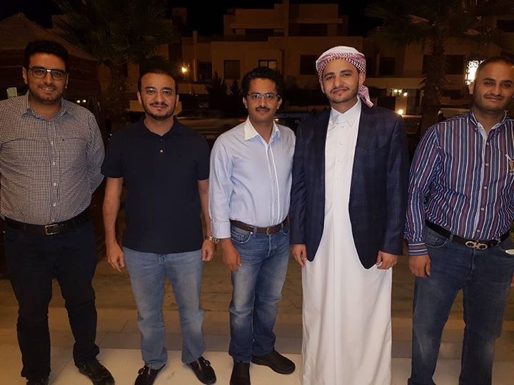 علي البخيتي يلتقي أولاد الشيخ عبدالله بن حسين الأحمر في العاصمة عمان