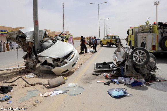 حادث مروري يودي بحياة يمنيين بالرياض (الأسماء)