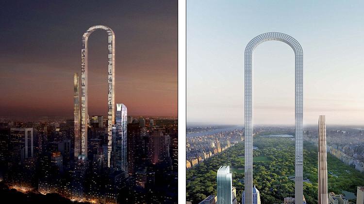الكشف عن «أعلى مبنى في العالم» على شكل حرف U في نيويورك
