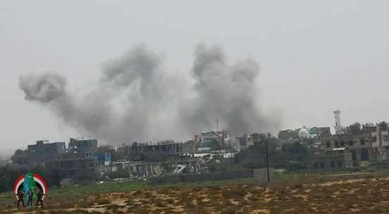 مقتل 15 حوثيا وتدمير آليات وأطقم بغارات للتحالف العربي في ميدي