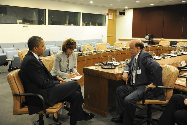 الرئيس هادي يلتقي الرئيس الأمريكي والعاهل الأردني وعدد من المسؤولين في مقر الأمم المتحدة