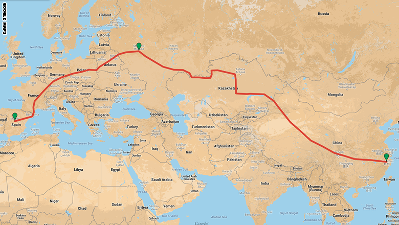 بالصور.. تعرّف على الطريق الجديدة الأطول التي يقطعها قطار في العالم