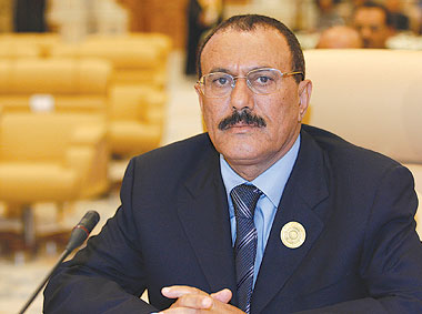على عبدالله صالح رئيس الجمهورية اليمنية