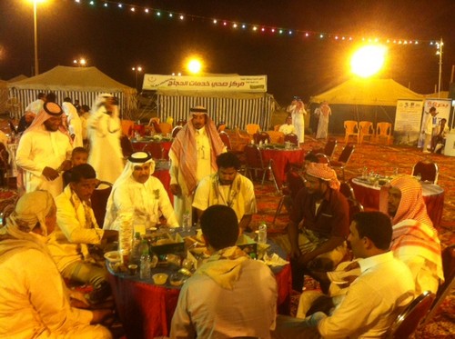 بالصور.. مخيم استقبال «حجاج اليمن» بمحافظة القنفذة