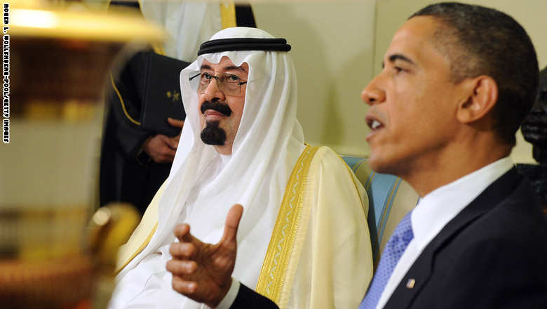 صورة أرشيفية من لقاء سابق بين أوباما والملك عبدالله