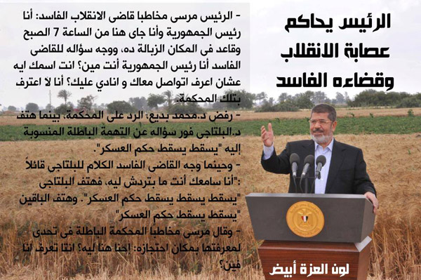 كواليس محاكمة الرئيس المصري محمد مرسي وإجراءات البث التلفزيوني (تفاصيل كاملة)