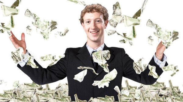 مؤسس «فيسبوك» ربح بدقائق 4 مليار و850 مليون دولار