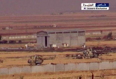 الجيش السوري الحر يهاجم مطاراً عسكرياً ويعلن تدمير 10 مروحيات