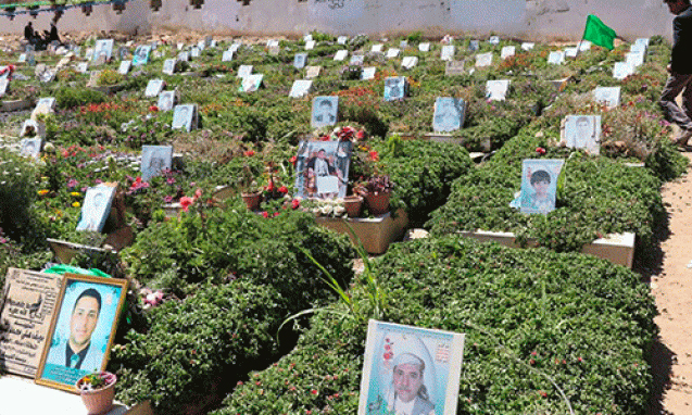 الحوثيون لم تعد تسعهم المقابر العامة.. شاهد أين يدفن الحوثيون قتلاهم !