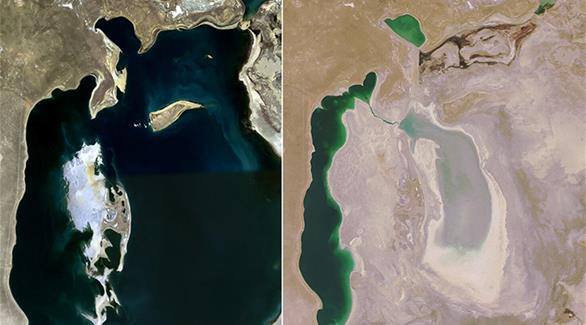 بالفيديو.. ناسا: آرل رابع أكبر بحر في العالم جف تماماً